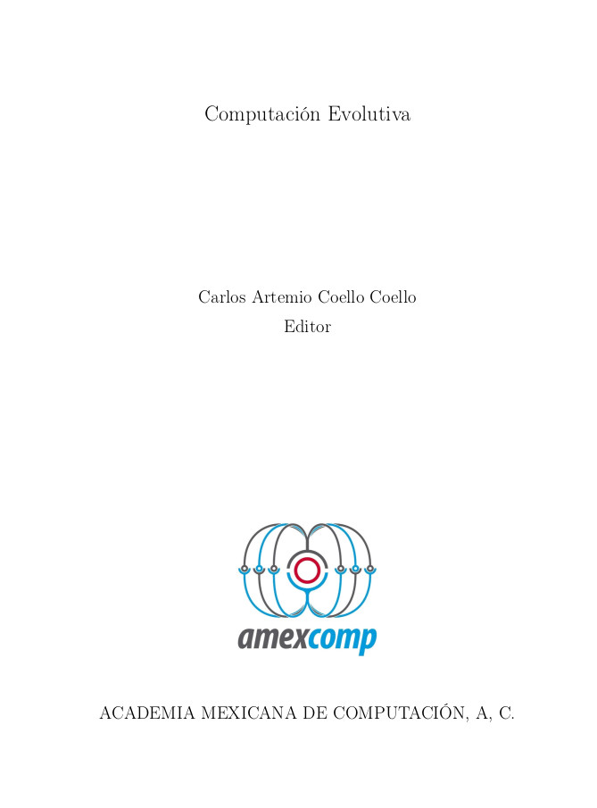 Libro: Computación Evolutiva